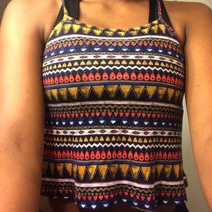 Colorful crop top